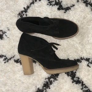 J CREW MacAlister High Heel Lace Up Boots